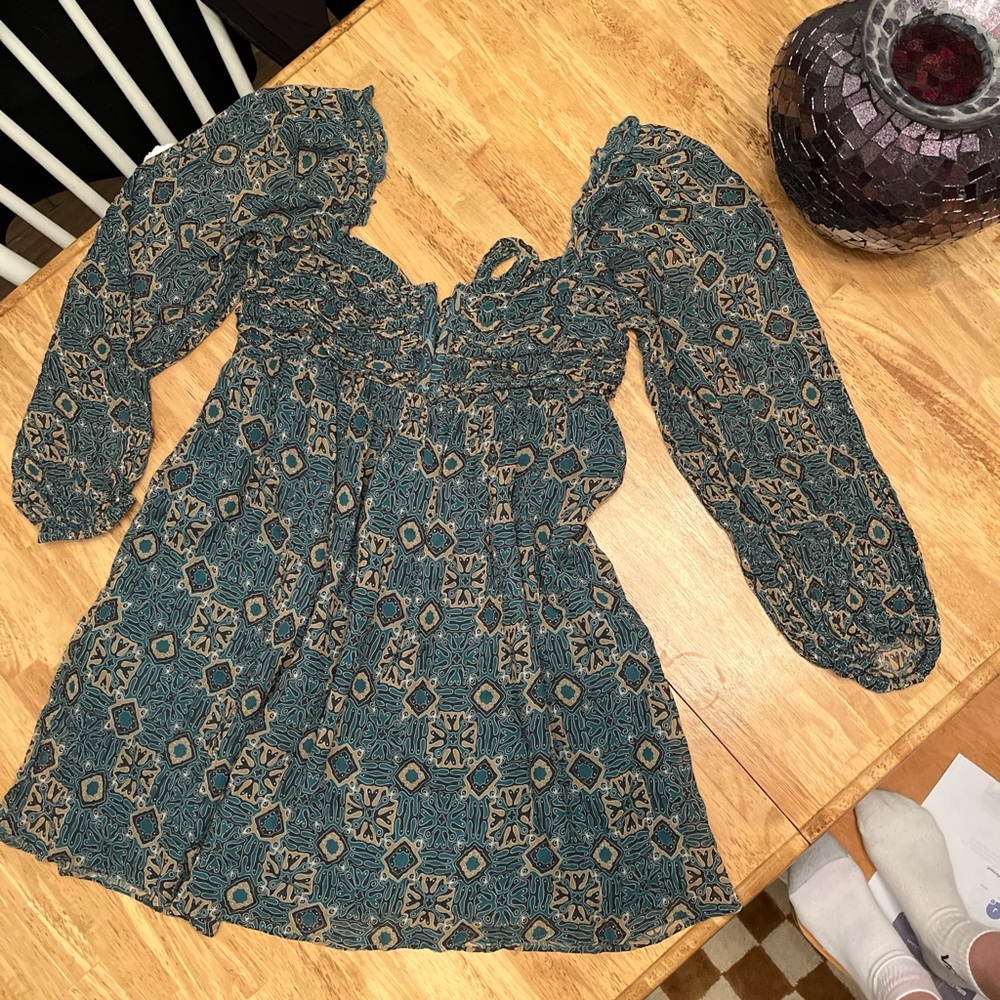 Long Sleeve Boho Dress